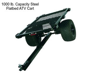 1000 lb. Capacity Steel Flatbed ATV Cart