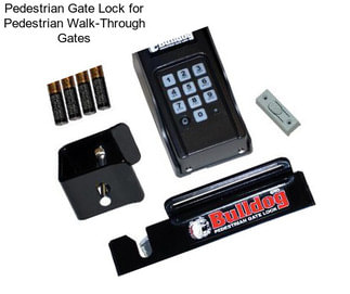 Pedestrian Gate Lock for Pedestrian Walk-Through Gates