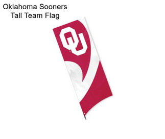 Oklahoma Sooners Tall Team Flag