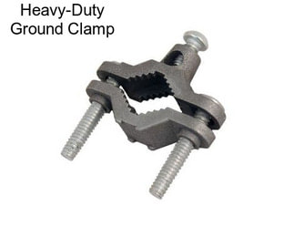 Heavy-Duty Ground Clamp