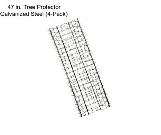 47 in. Tree Protector Galvanized Steel (4-Pack)