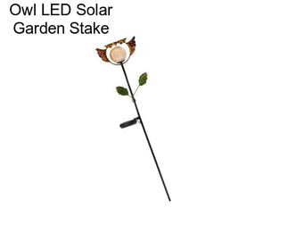 Owl LED Solar Garden Stake