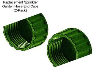 Replacement Sprinkler Garden Hose End Caps (2-Pack)