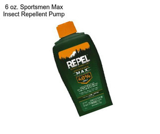 6 oz. Sportsmen Max Insect Repellent Pump