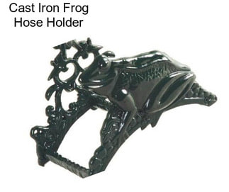 Cast Iron Frog Hose Holder