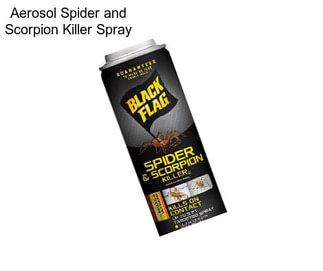 Aerosol Spider and Scorpion Killer Spray