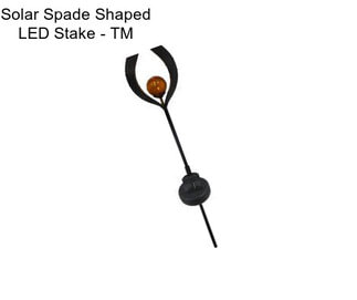 Solar Spade Shaped LED Stake - TM