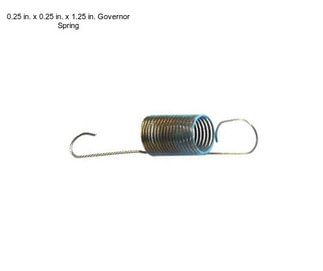 0.25 in. x 0.25 in. x 1.25 in. Governor Spring