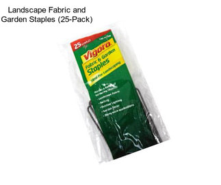 Landscape Fabric and Garden Staples (25-Pack)