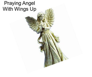 Praying Angel With Wings Up