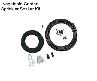 Vegetable Garden Sprinkler Soaker Kit