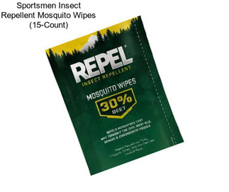 Sportsmen Insect Repellent Mosquito Wipes (15-Count)