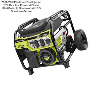 7000-Watt Electronic Fuel Injected (EFI) Gasoline Powered Electric Start Portable Generator with CO Shutdown Sensor