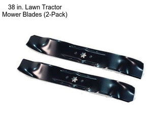 38 in. Lawn Tractor Mower Blades (2-Pack)