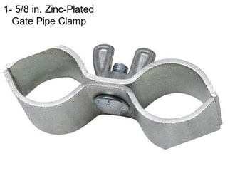 1- 5/8 in. Zinc-Plated Gate Pipe Clamp