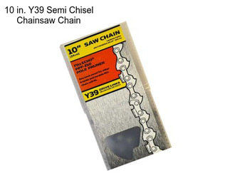 10 in. Y39 Semi Chisel Chainsaw Chain