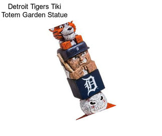 Detroit Tigers Tiki Totem Garden Statue