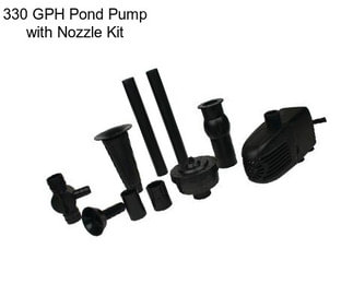 330 GPH Pond Pump with Nozzle Kit