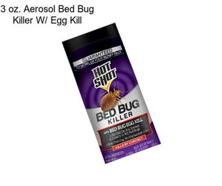 3 oz. Aerosol Bed Bug Killer W/ Egg Kill