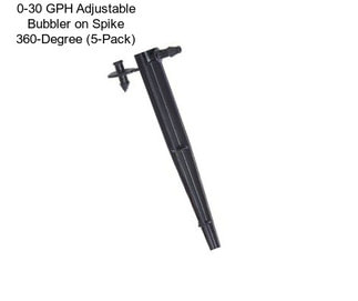 0-30 GPH Adjustable Bubbler on Spike 360-Degree (5-Pack)