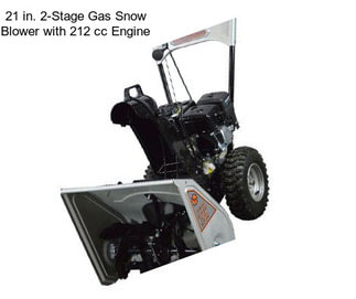 21 in. 2-Stage Gas Snow Blower with 212 cc Engine