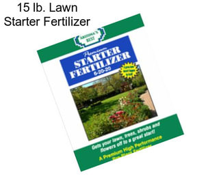 15 lb. Lawn Starter Fertilizer