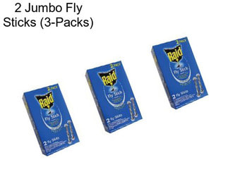 2 Jumbo Fly Sticks (3-Packs)