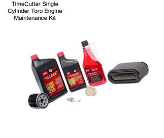 TimeCutter Single Cylinder Toro Engine Maintenance Kit