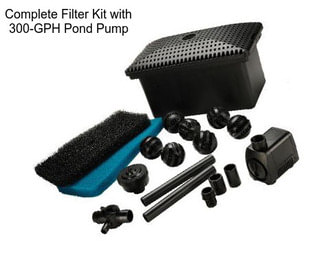 Complete Filter Kit with 300-GPH Pond Pump