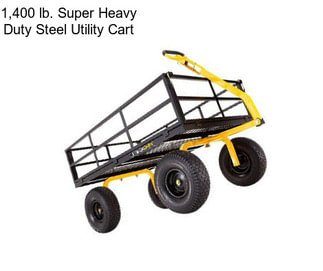 1,400 lb. Super Heavy Duty Steel Utility Cart