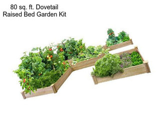 80 sq. ft. Dovetail Raised Bed Garden Kit
