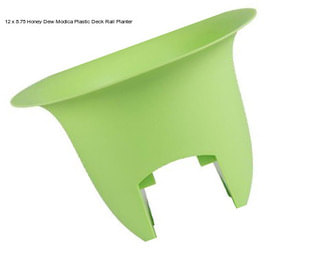 12 x 8.75 Honey Dew Modica Plastic Deck Rail Planter