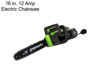 16 in. 12 Amp Electric Chainsaw