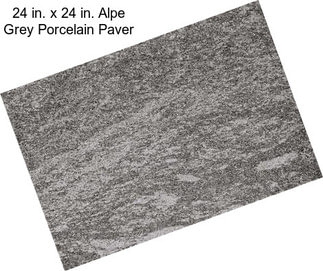 24 in. x 24 in. Alpe Grey Porcelain Paver