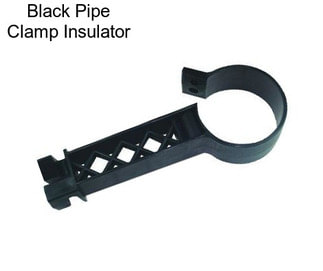 Black Pipe Clamp Insulator