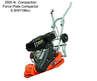 2500 lb. Compaction Force Plate Compactor 6.5HP/196cc