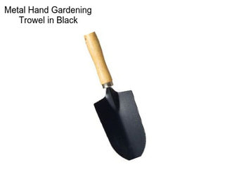 Metal Hand Gardening Trowel in Black