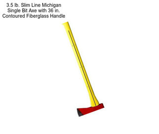 3.5 lb. Slim Line Michigan Single Bit Axe with 36 in. Contoured Fiberglass Handle