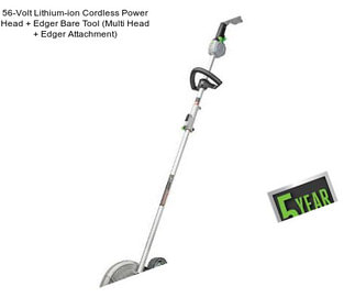 56-Volt Lithium-ion Cordless Power Head + Edger Bare Tool (Multi Head + Edger Attachment)