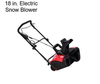 18 in. Electric Snow Blower