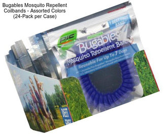 Bugables Mosquito Repellent Coilbands - Assorted Colors (24-Pack per Case)