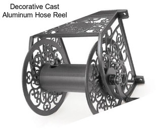 Decorative Cast Aluminum Hose Reel