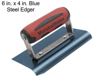 6 in. x 4 in. Blue Steel Edger