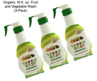 Organic 16 fl. oz. Fruit and Vegetable Wash (3-Pack)