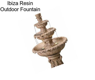 Ibiza Resin Outdoor Fountain
