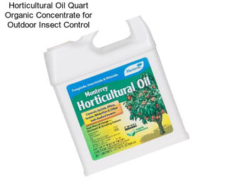 Horticultural Oil Quart Organic Concentrate for Outdoor Insect Control