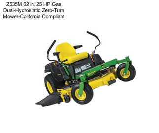 Z535M 62 in. 25 HP Gas Dual-Hydrostatic Zero-Turn Mower-California Compliant