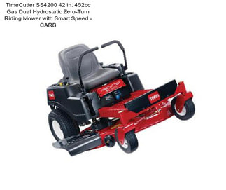 TimeCutter SS4200 42 in. 452cc Gas Dual Hydrostatic Zero-Turn Riding Mower with Smart Speed - CARB