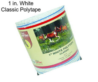 1 in. White Classic Polytape