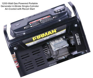 1200-Watt Gas Powered Portable Generator 4-Stroke Single-Cylinder Air-Cooled with Recoil Start